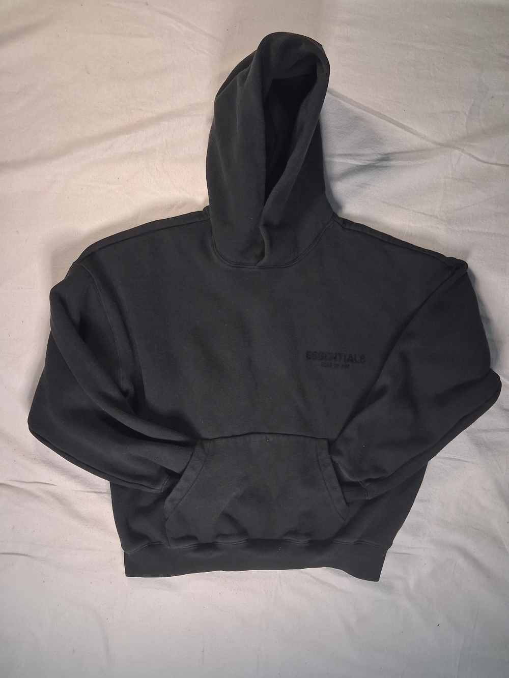 Fear of God Essentials Size Medium Black Hoodie